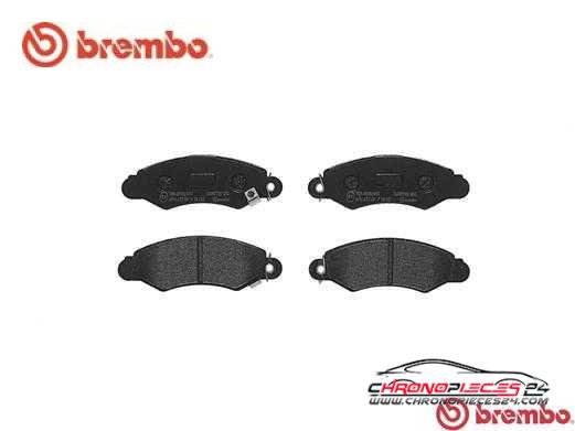 Achat de BREMBO P 78 012 Kit de plaquettes de frein, frein à disque pas chères