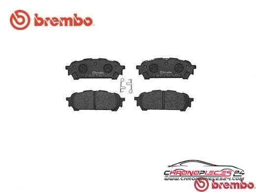 Achat de BREMBO P 78 014 Kit de plaquettes de frein, frein à disque pas chères