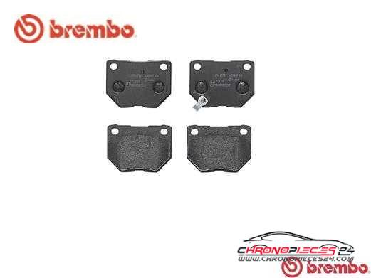 Achat de BREMBO P 78 016 Kit de plaquettes de frein, frein à disque pas chères