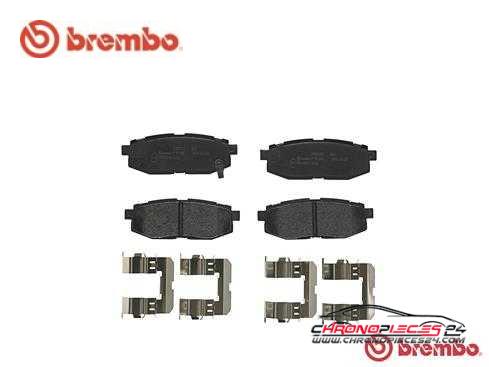 Achat de BREMBO P 78 018 Kit de plaquettes de frein, frein à disque pas chères