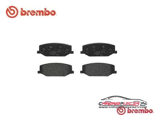 Achat de BREMBO P 79 001 Kit de plaquettes de frein, frein à disque pas chères