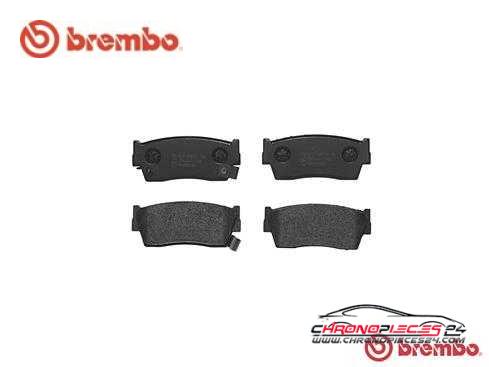 Achat de BREMBO P 79 006 Kit de plaquettes de frein, frein à disque pas chères