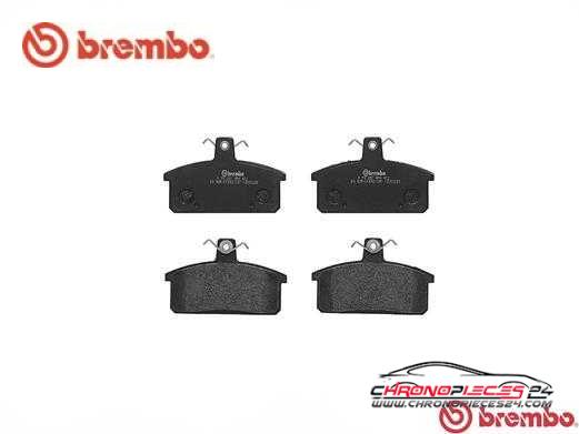 Achat de BREMBO P 79 007 Kit de plaquettes de frein, frein à disque pas chères