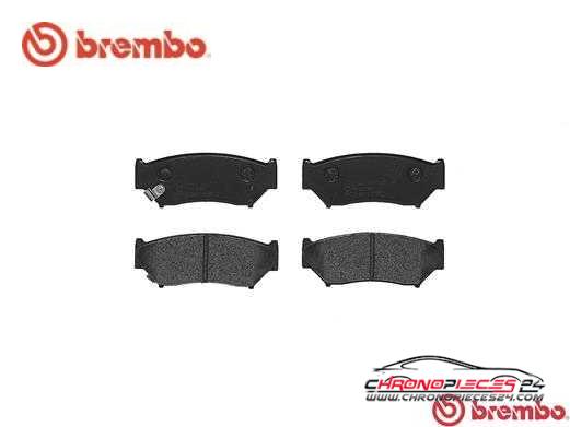 Achat de BREMBO P 79 008 Kit de plaquettes de frein, frein à disque pas chères