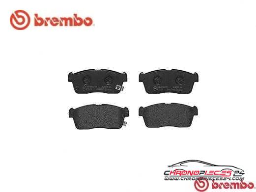 Achat de BREMBO P 79 012 Kit de plaquettes de frein, frein à disque pas chères