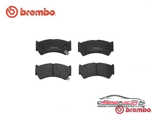 Achat de BREMBO P 79 013 Kit de plaquettes de frein, frein à disque pas chères