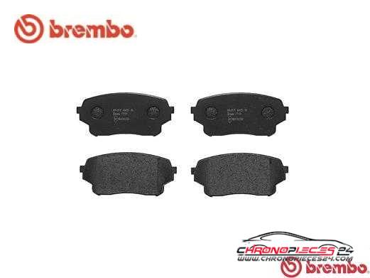 Achat de BREMBO P 79 019 Kit de plaquettes de frein, frein à disque pas chères