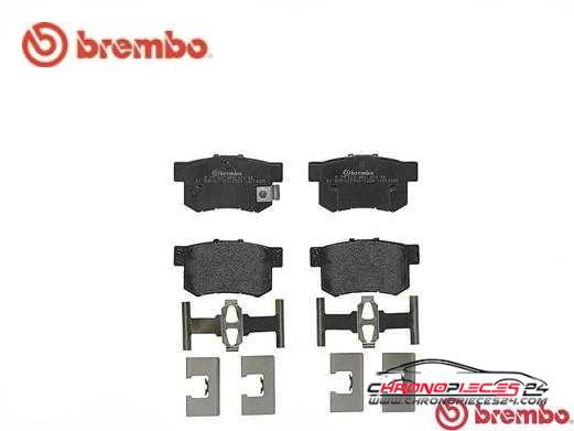 Achat de BREMBO P 79 027 Kit de plaquettes de frein, frein à disque pas chères