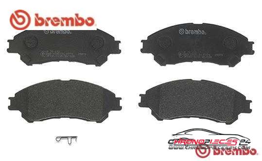 Achat de BREMBO P 79 032 Kit de plaquettes de frein, frein à disque pas chères