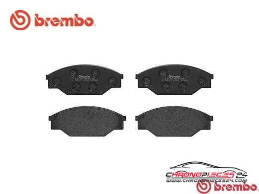 Achat de BREMBO P 83 013 Kit de plaquettes de frein, frein à disque pas chères