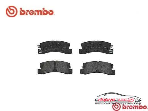 Achat de BREMBO P 83 015 Kit de plaquettes de frein, frein à disque pas chères