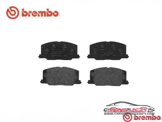 Achat de BREMBO P 83 016 Kit de plaquettes de frein, frein à disque pas chères