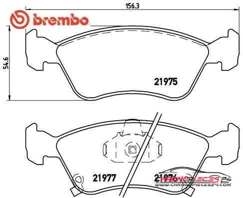 Achat de BREMBO P 83 041 Kit de plaquettes de frein, frein à disque pas chères