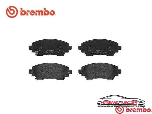 Achat de BREMBO P 83 042 Kit de plaquettes de frein, frein à disque pas chères