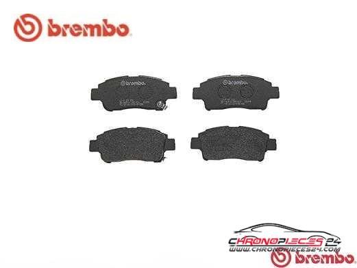 Achat de BREMBO P 83 050 Kit de plaquettes de frein, frein à disque pas chères