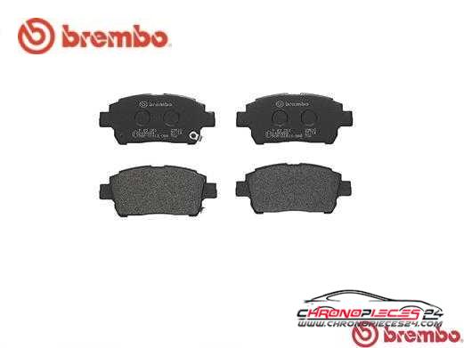 Achat de BREMBO P 83 051 Kit de plaquettes de frein, frein à disque pas chères