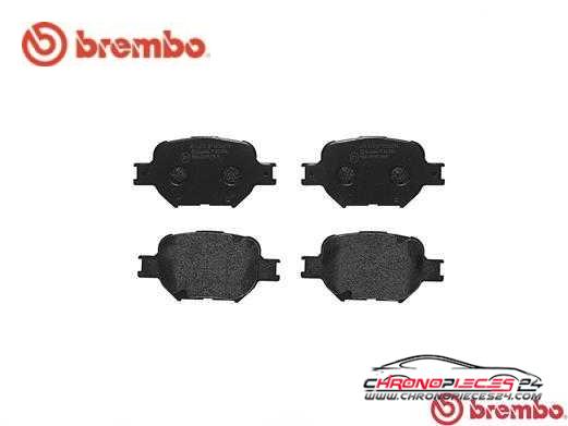 Achat de BREMBO P 83 054 Kit de plaquettes de frein, frein à disque pas chères