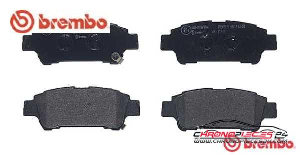 Achat de BREMBO P 83 056 Kit de plaquettes de frein, frein à disque pas chères