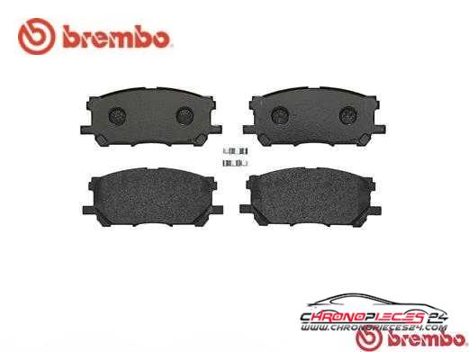 Achat de BREMBO P 83 067 Kit de plaquettes de frein, frein à disque pas chères