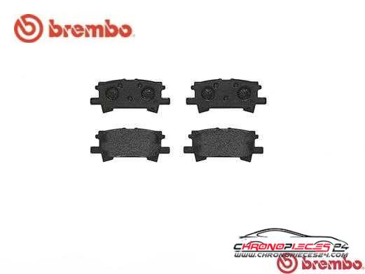 Achat de BREMBO P 83 068 Kit de plaquettes de frein, frein à disque pas chères