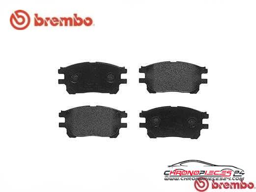 Achat de BREMBO P 83 070 Kit de plaquettes de frein, frein à disque pas chères