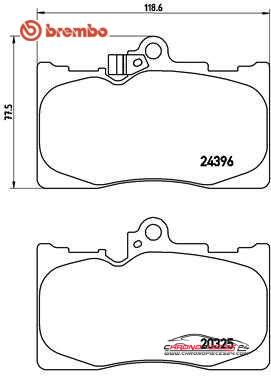 Achat de BREMBO P 83 072 Kit de plaquettes de frein, frein à disque pas chères