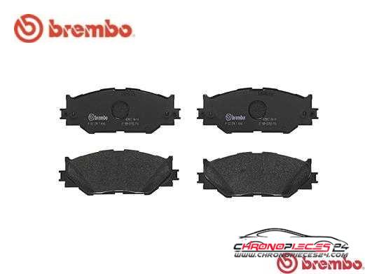 Achat de BREMBO P 83 074 Kit de plaquettes de frein, frein à disque pas chères