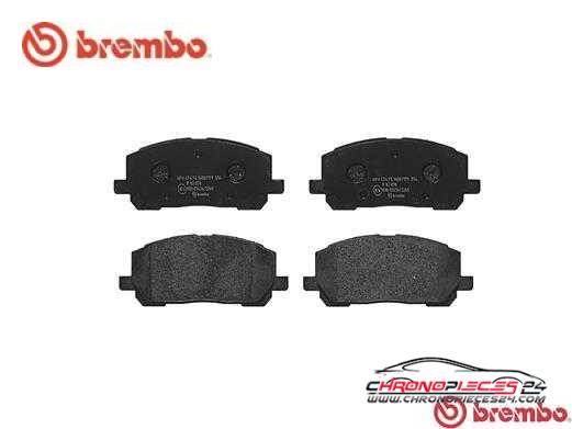 Achat de BREMBO P 83 078 Kit de plaquettes de frein, frein à disque pas chères