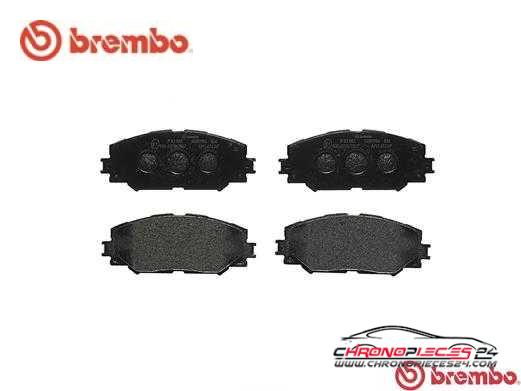 Achat de BREMBO P 83 082 Kit de plaquettes de frein, frein à disque pas chères