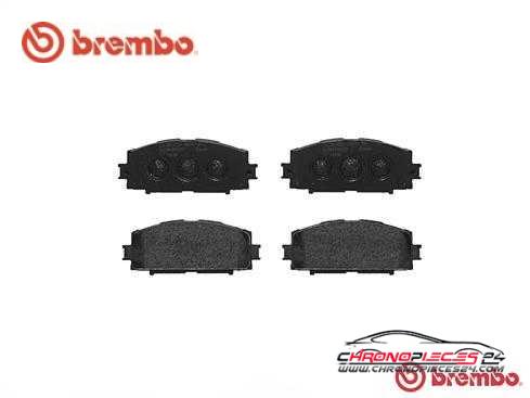 Achat de BREMBO P 83 086 Kit de plaquettes de frein, frein à disque pas chères