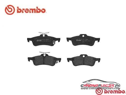 Achat de BREMBO P 83 087 Kit de plaquettes de frein, frein à disque pas chères