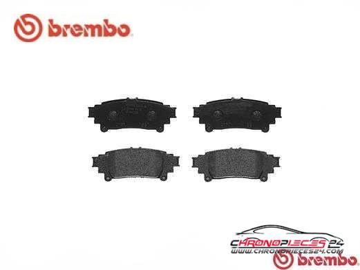 Achat de BREMBO P 83 132 Kit de plaquettes de frein, frein à disque pas chères