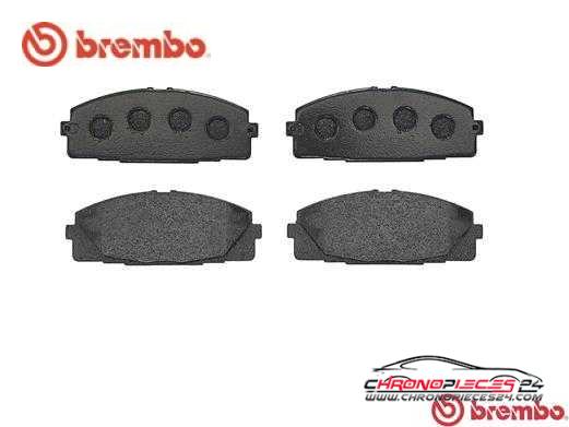 Achat de BREMBO P 83 139 Kit de plaquettes de frein, frein à disque pas chères