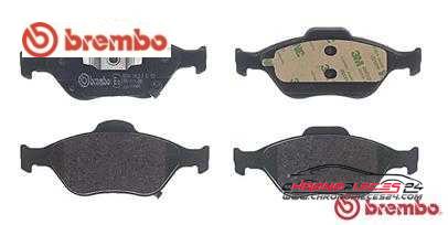 Achat de BREMBO P 83 159 Kit de plaquettes de frein, frein à disque pas chères