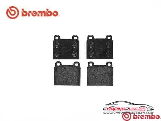 Achat de BREMBO P 85 002 Kit de plaquettes de frein, frein à disque pas chères