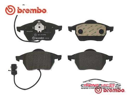 Achat de BREMBO P 85 026 Kit de plaquettes de frein, frein à disque pas chères