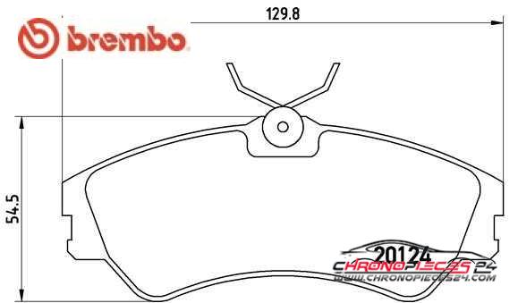 Achat de BREMBO P 85 028 Kit de plaquettes de frein, frein à disque pas chères