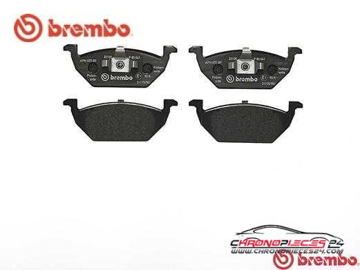 Achat de BREMBO P 85 041 Kit de plaquettes de frein, frein à disque pas chères