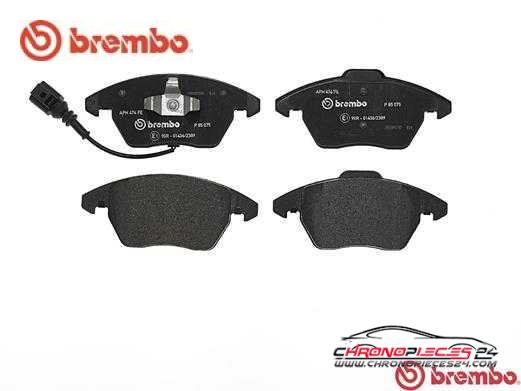 Achat de BREMBO P 85 075 Kit de plaquettes de frein, frein à disque pas chères