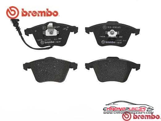 Achat de BREMBO P 85 079 Kit de plaquettes de frein, frein à disque pas chères