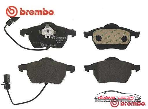 Achat de BREMBO P 85 085 Kit de plaquettes de frein, frein à disque pas chères