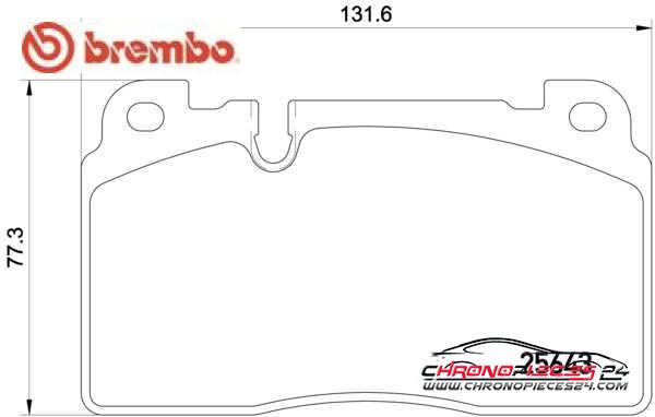 Achat de BREMBO P 85 122 Kit de plaquettes de frein, frein à disque pas chères