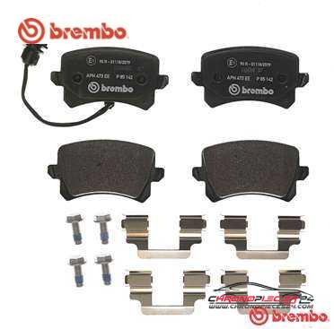 Achat de BREMBO P 85 142 Kit de plaquettes de frein, frein à disque pas chères