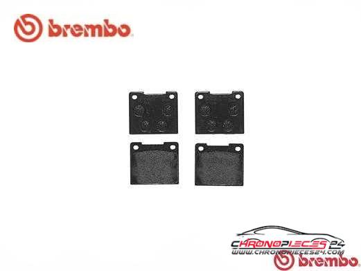 Achat de BREMBO P 86 001 Kit de plaquettes de frein, frein à disque pas chères