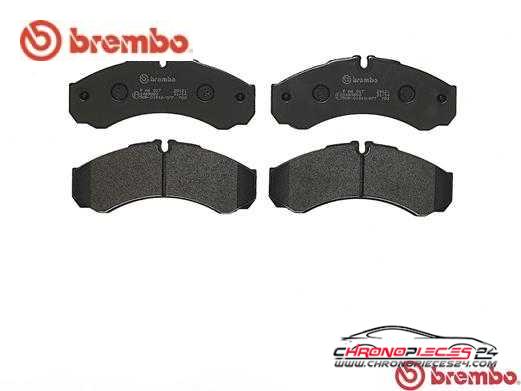 Achat de BREMBO P A6 017 Kit de plaquettes de frein, frein à disque pas chères