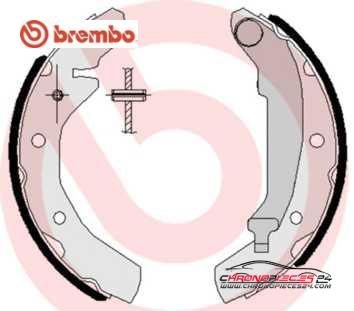 Achat de BREMBO S 15 501 Jeu de mâchoires de frein pas chères