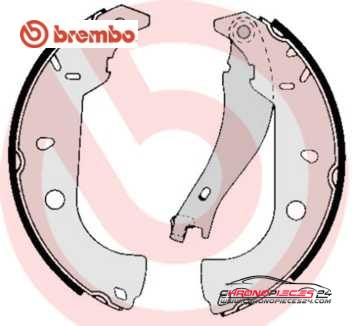 Achat de BREMBO S 23 511 Jeu de mâchoires de frein pas chères