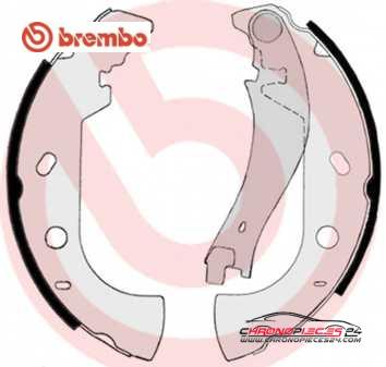 Achat de BREMBO S 23 514 Jeu de mâchoires de frein pas chères