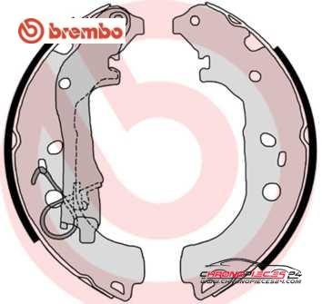 Achat de BREMBO S 23 518 Jeu de mâchoires de frein pas chères