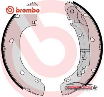 Achat de BREMBO S 23 525 Jeu de mâchoires de frein pas chères